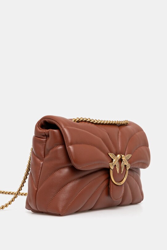 Кожаная сумочка Pinko 100038.A1EX коричневый AA00