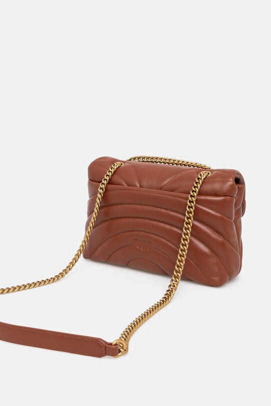 Аксессуары Кожаная сумочка Pinko 100038.A1EX коричневый