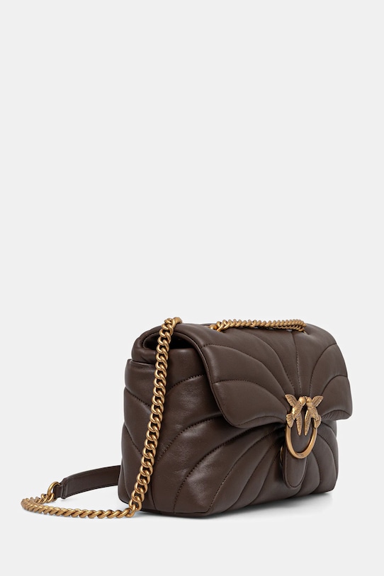 Кожаная сумочка Pinko 100038.A1EX коричневый AA00