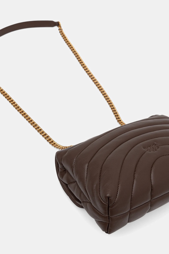 Аксессуары Кожаная сумочка Pinko 100038.A1EX коричневый