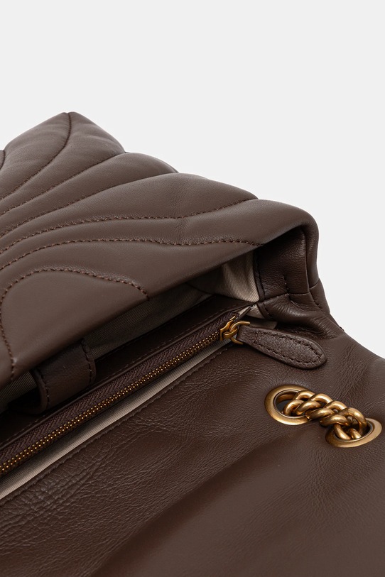 Кожаная сумочка Pinko 100038.A1EX коричневый