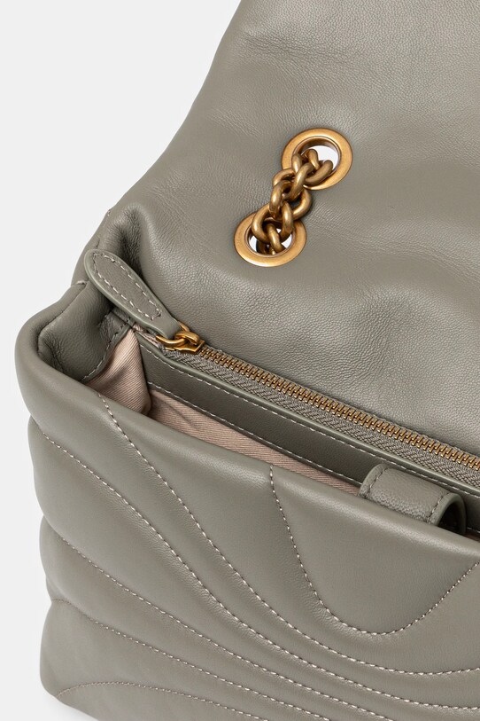 Pinko poseta de piele 100038.A1EX verde