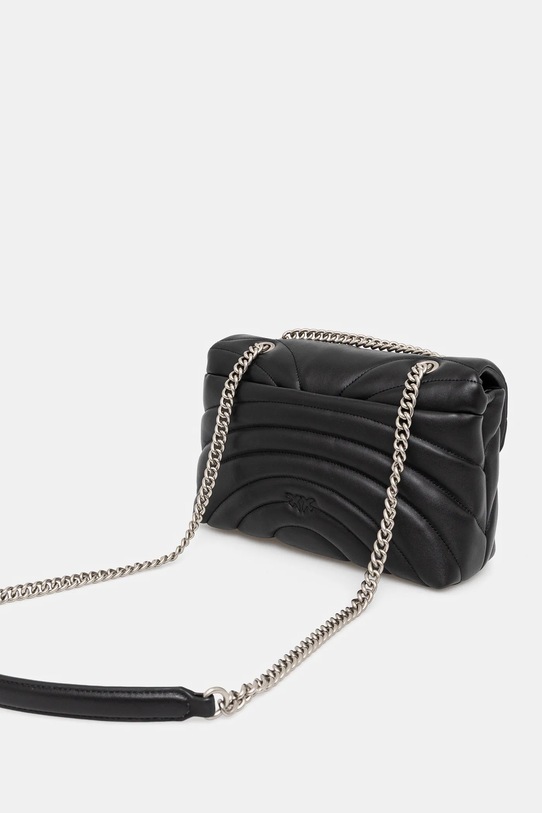 Akcesoria Pinko torebka skórzana 100038.A1EX czarny