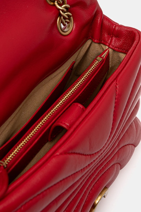 Pinko torebka skórzana 100039.A1EX czerwony