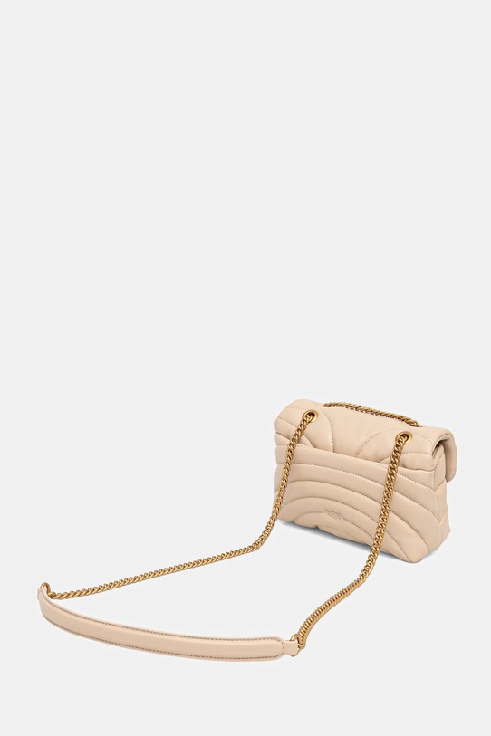 Akcesoria Pinko torebka skórzana 100039.A1EX beżowy
