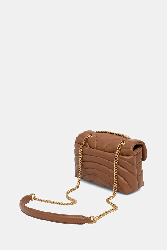 Akcesoria Pinko torebka skórzana 100039.A1EX brązowy