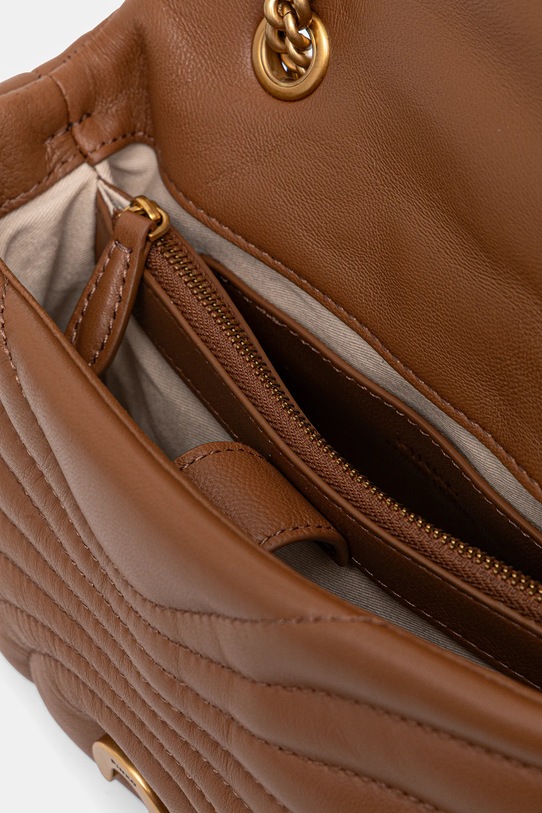 Pinko torebka skórzana 100039.A1EX brązowy