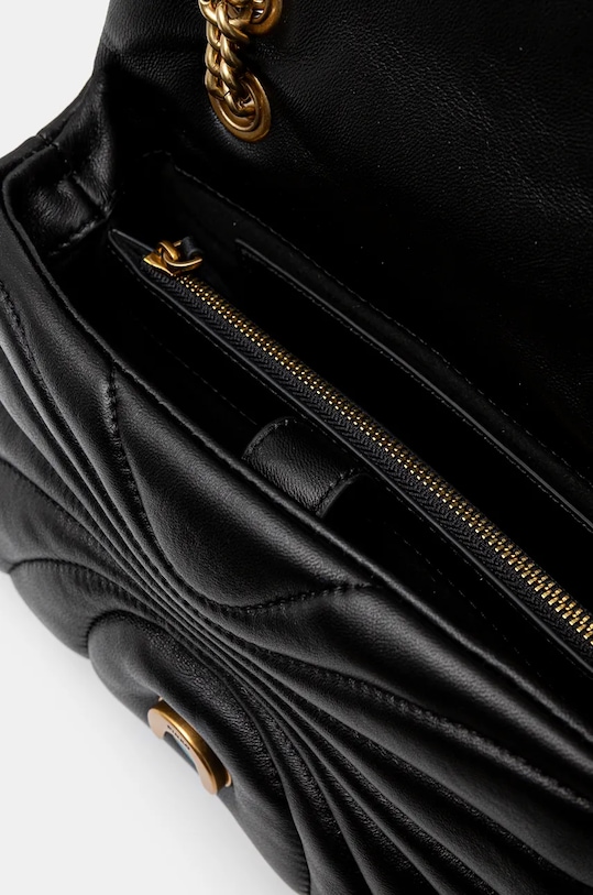 Шкіряна сумочка Pinko 100039.A1EX чорний