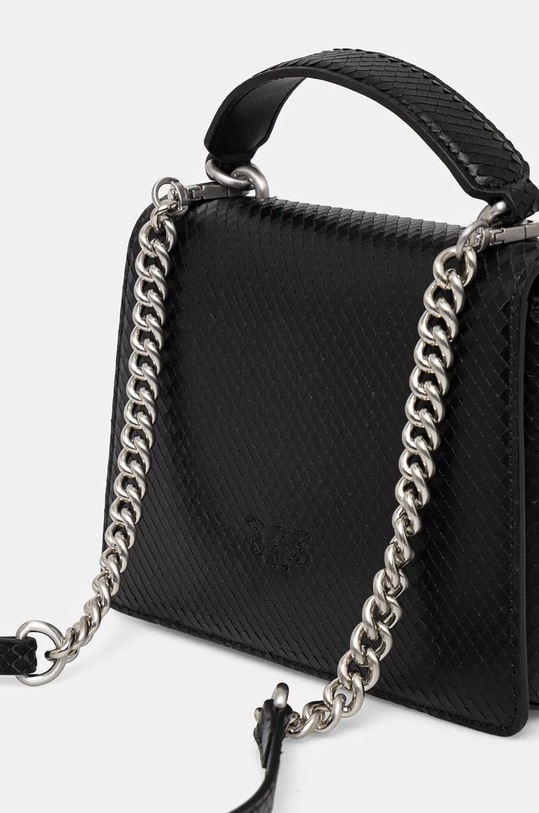 Accesorii Pinko poseta de piele 100071.A1VF negru