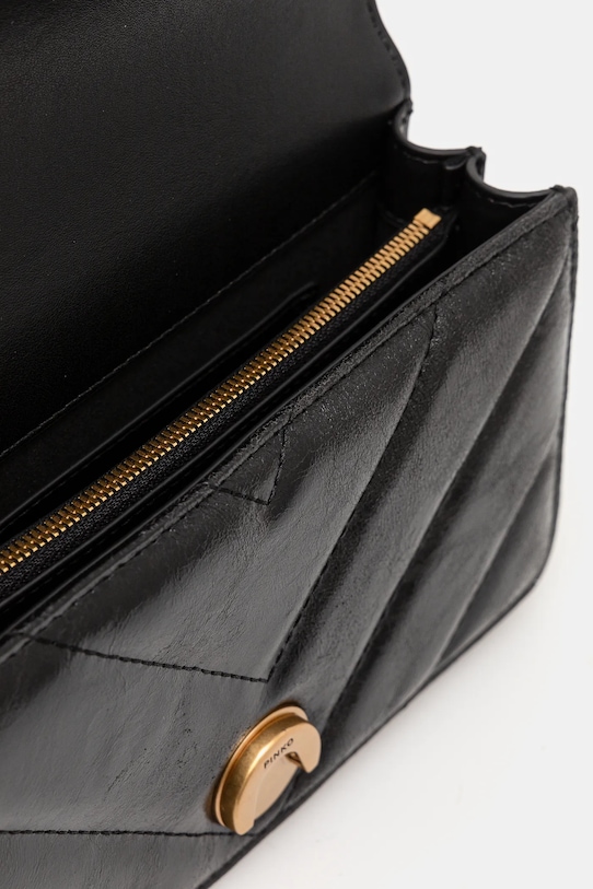 Pinko torebka skórzana 100074.A1UR czarny