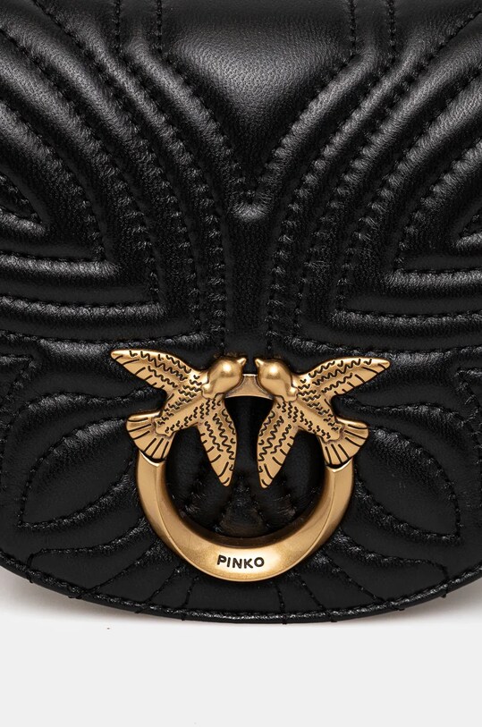 Kožna torba Pinko crna 101969.A1Y8