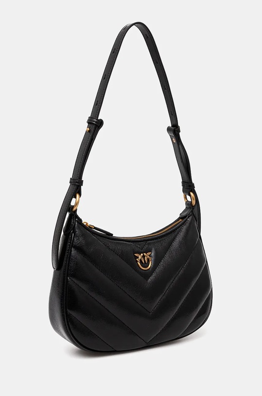 Kožená kabelka Pinko 102790.A1RO černá AW24