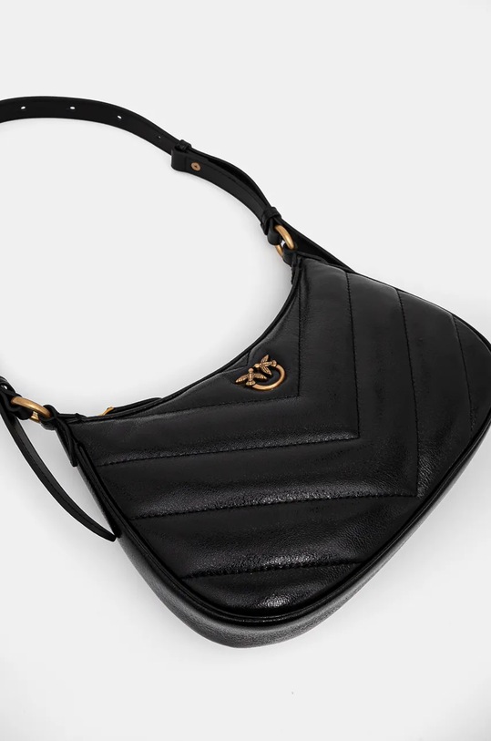 Kožená kabelka Pinko 102790.A1RO černá