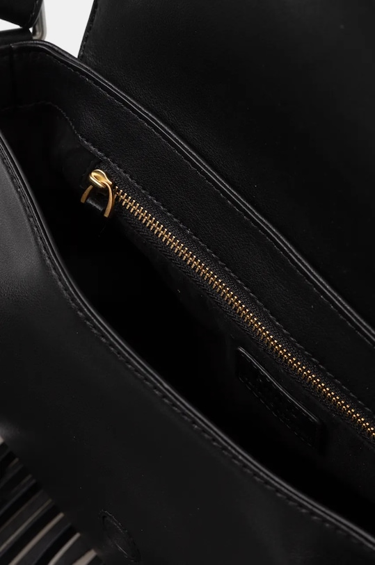 Kožená kabelka Pinko 102801.A1W8 černá