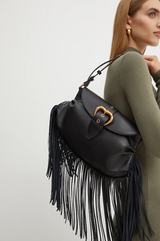 Kožená kabelka Pinko 102801.A1W8