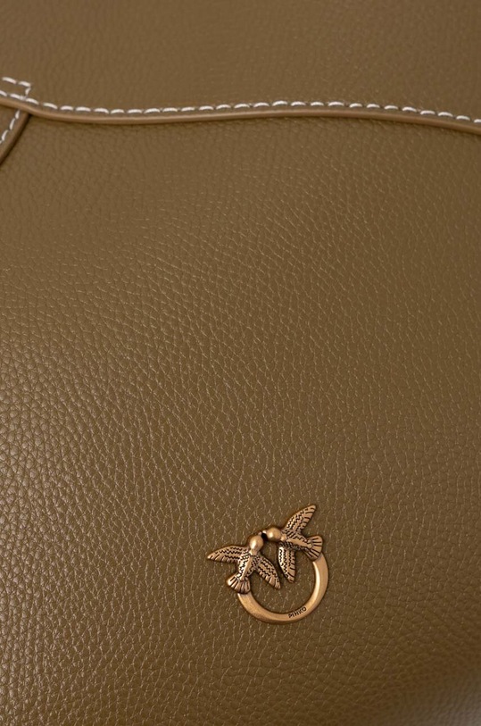 Pinko torebka skórzana zielony 103327.A1RM