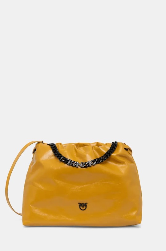 Pinko torebka skóra licowa żółty 103417.A1EO
