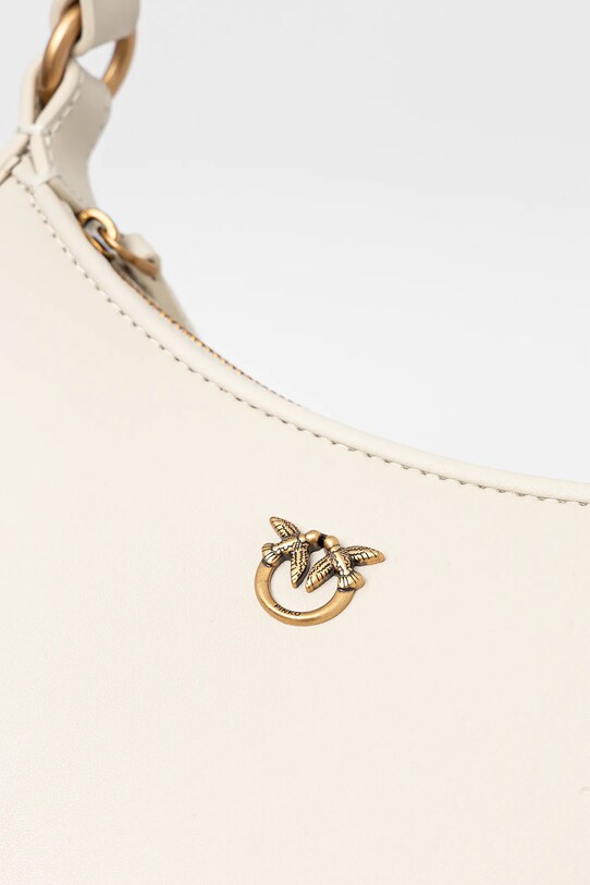 Шкіряна сумочка Pinko 103538.A0F1 бежевий