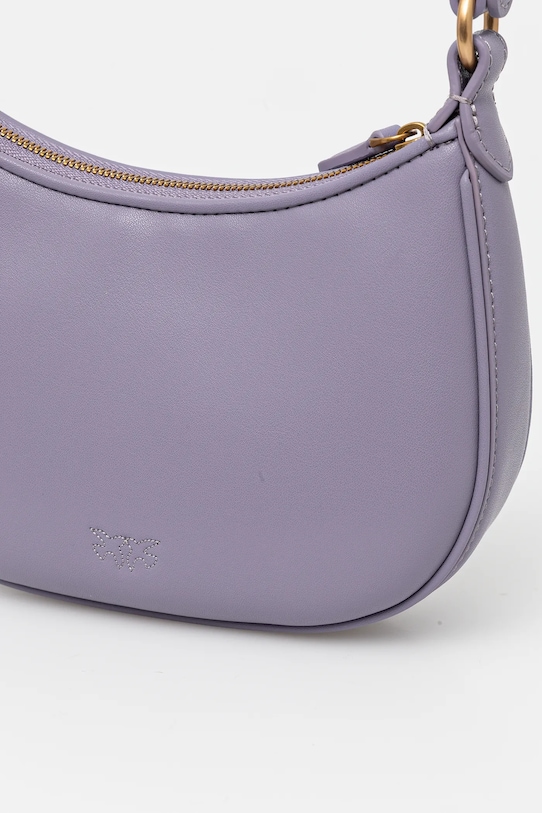 Δερμάτινη τσάντα Pinko μωβ 103538.A0F1