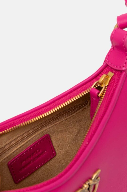 Шкіряна сумочка Pinko 103538.A0F1 рожевий