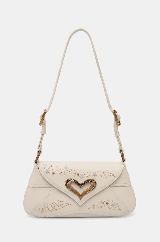 Kožená kabelka Pinko přírodní kůže bílá 103763.A1YW