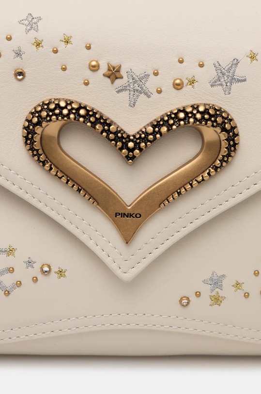 Doplňky Kožená kabelka Pinko 103763.A1YW bílá