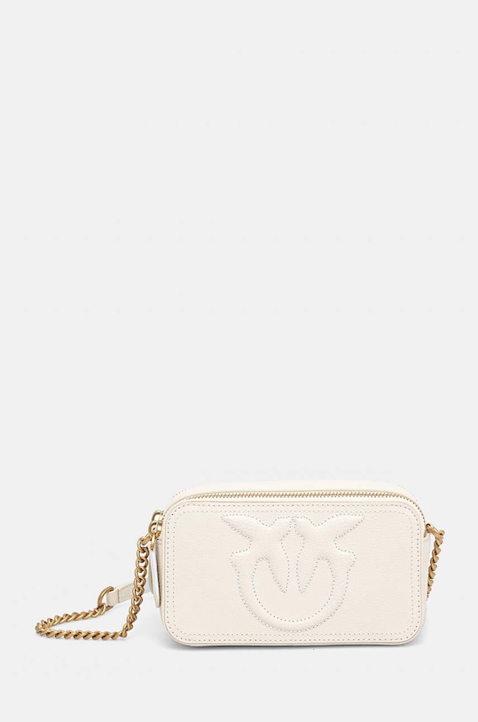 Pinko torebka skórzana skóra licowa beżowy 103799.A1LF