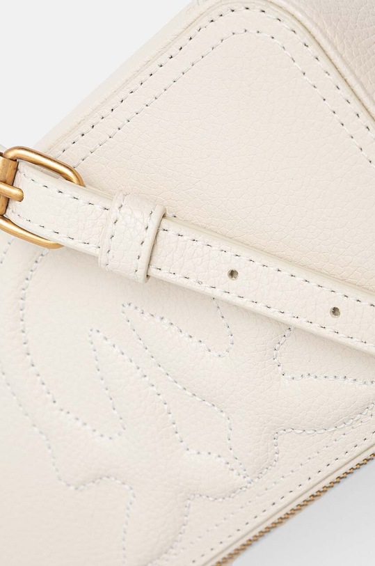 Pinko torebka skórzana beżowy 103799.A1LF