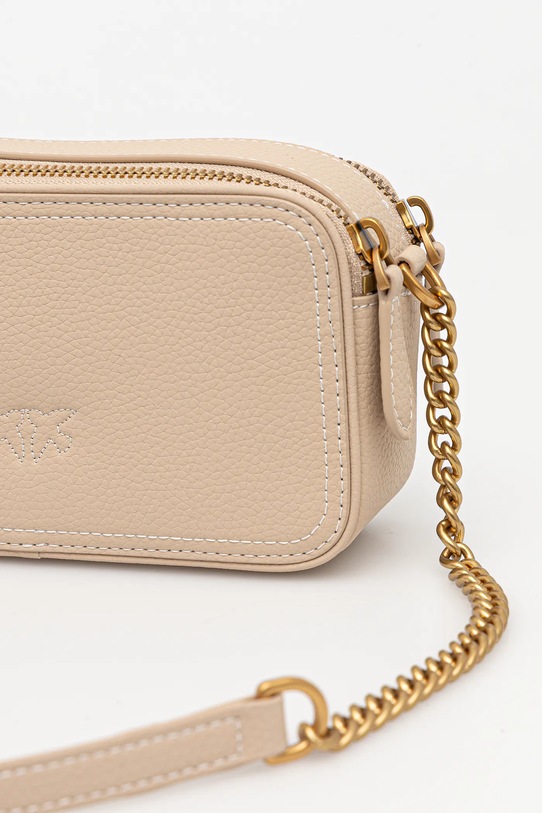 Кожена чанта Pinko бежов 103799.A1LF