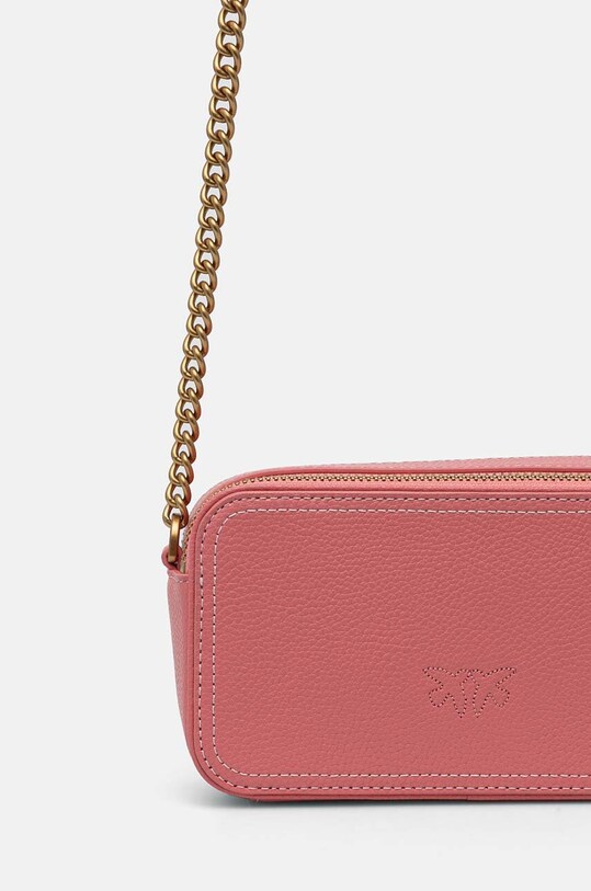 Аксесуари Шкіряна сумочка Pinko 103799.A1LF рожевий