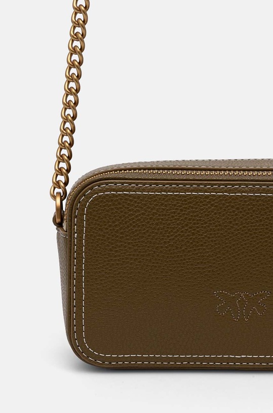 Accesorii Pinko poseta de piele 103799.A1LF verde