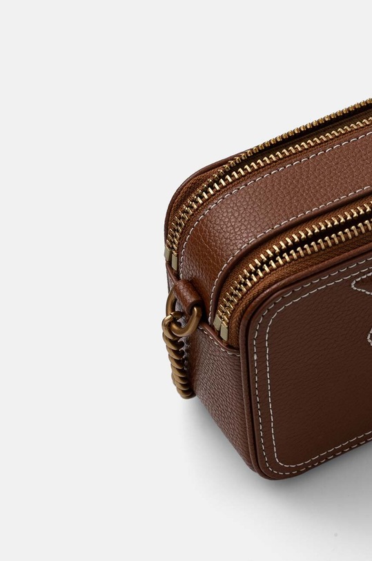 Шкіряна сумочка Pinko коричневий 103799.A1LF