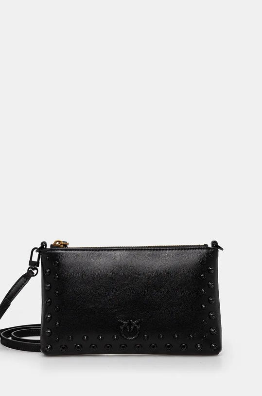 Pinko poseta de piele nu incape in A4 negru 104277.A20H