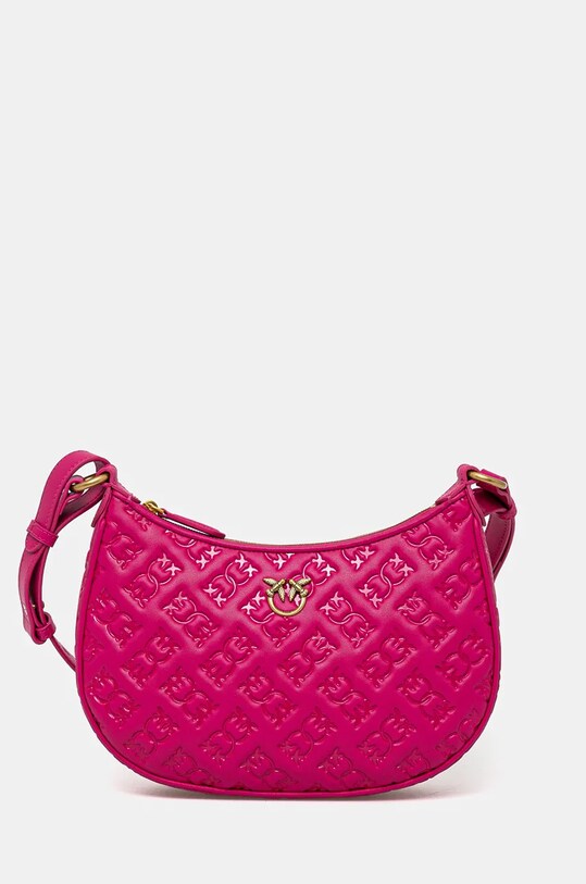 Кожаная сумочка Pinko кожа розовый 102790.A1YB