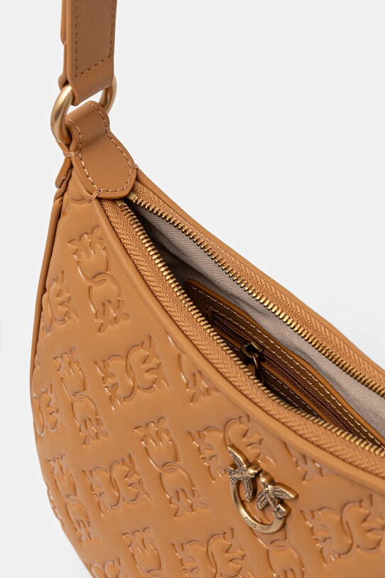 Кожаная сумочка Pinko 102790.A1YB коричневый