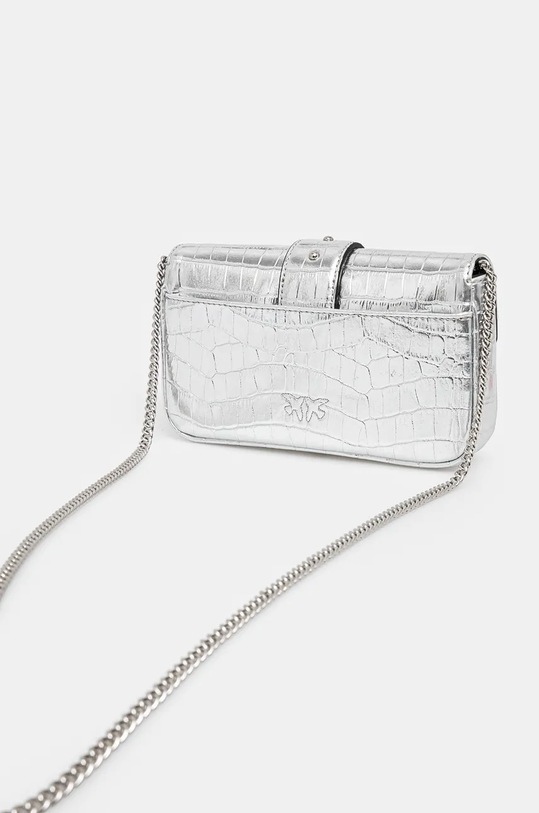 Аксессуары Кожаная сумочка Pinko 103838.A1W5 серебрянный