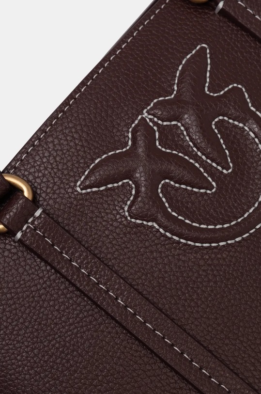 Doplňky Kožená kabelka Pinko 104515.A29O hnědá