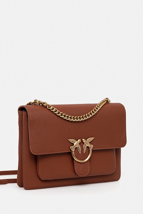 Шкіряна сумочка Pinko 104527.A29Q коричневий NC24