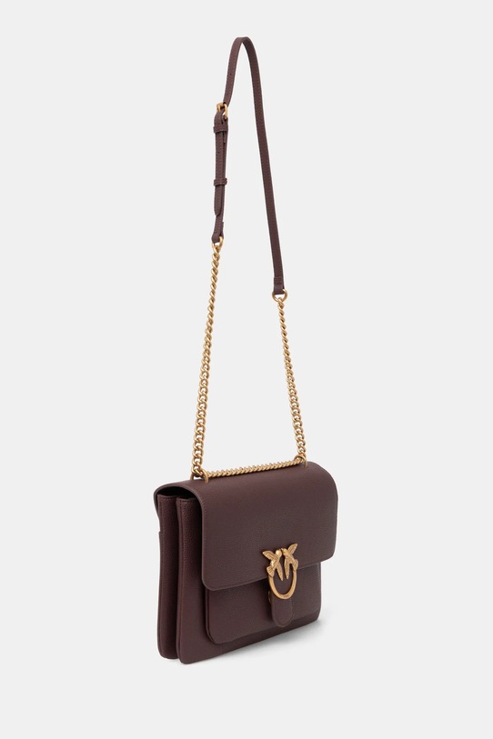 Kožená kabelka Pinko 104527.A29Q hnědá NC24