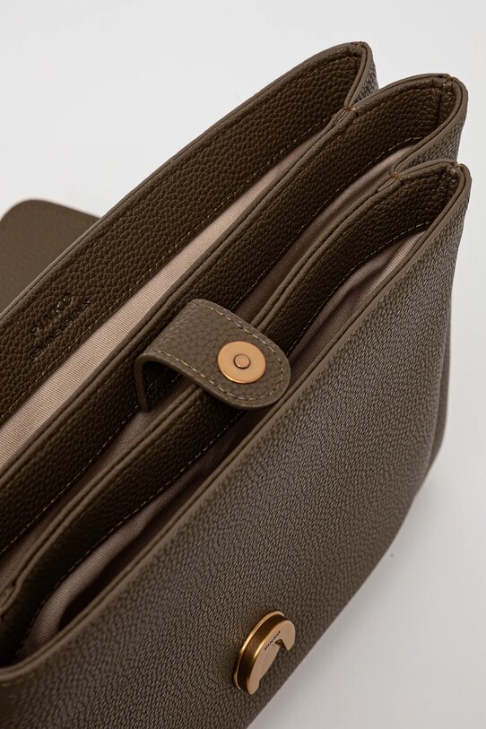 Kožená kabelka Pinko 104527.A29Q hnedá