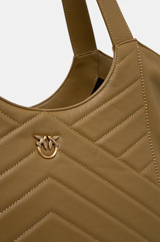 Pinko torebka skórzana zielony 104536.A29Y