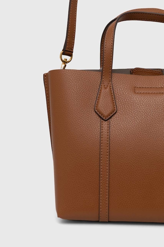 Doplňky Kožená kabelka Tory Burch Perry Triple-Compartment 81928.905 hnědá