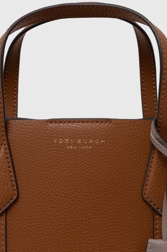 Kožená kabelka Tory Burch Perry Triple-Compartment 81928.905 hnědá