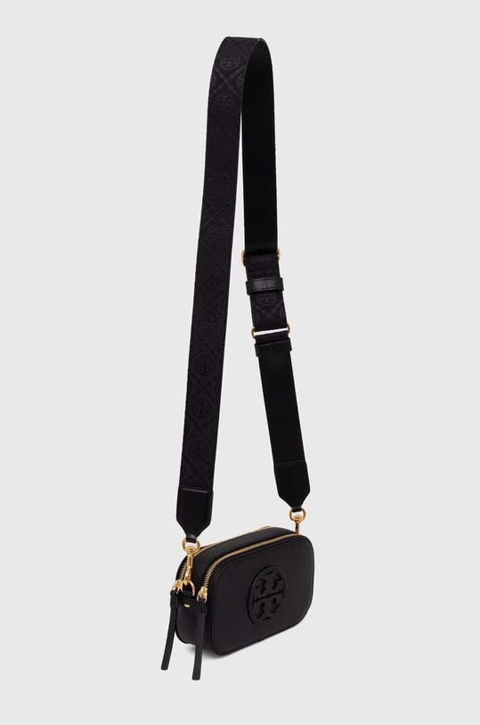 Δερμάτινη τσάντα Tory Burch Miller Mini 158757.001 μαύρο AW24