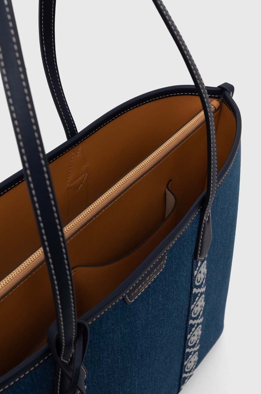 Τσάντα Tory Burch Perry Denim Triple-Compartment μπλε 159268.426