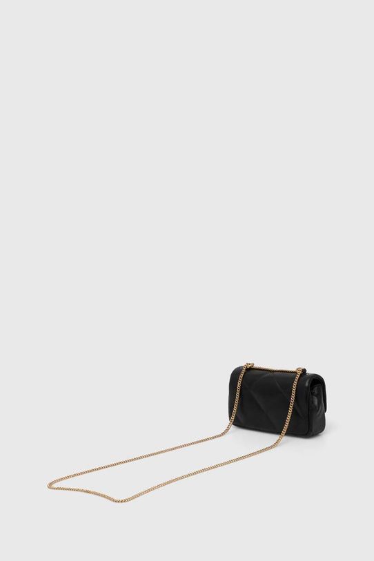 Αξεσουάρ Δερμάτινη τσάντα Tory Burch Kira Diamond Quilt Mini 154710.001 μαύρο