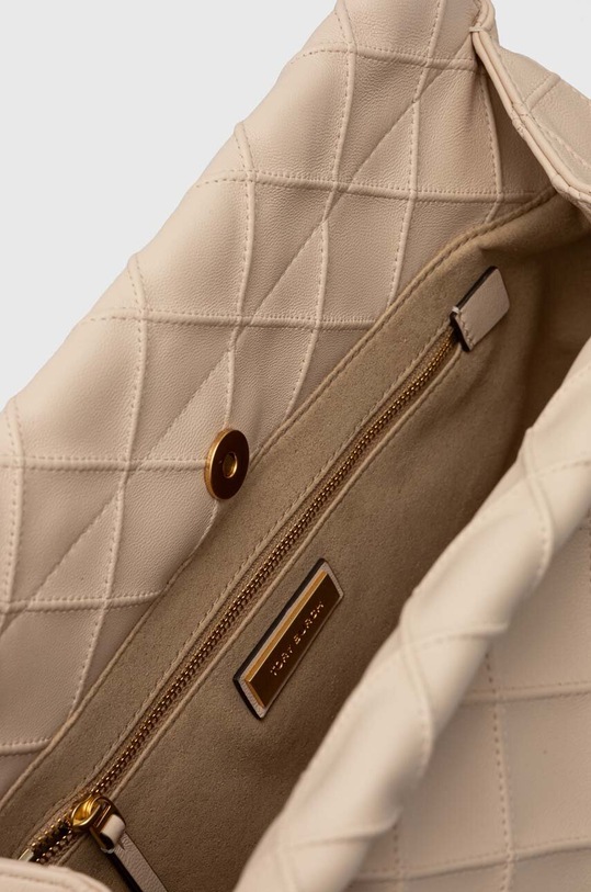 Tory Burch torebka skórzana Fleming Soft Drawstring 154572.122 beżowy
