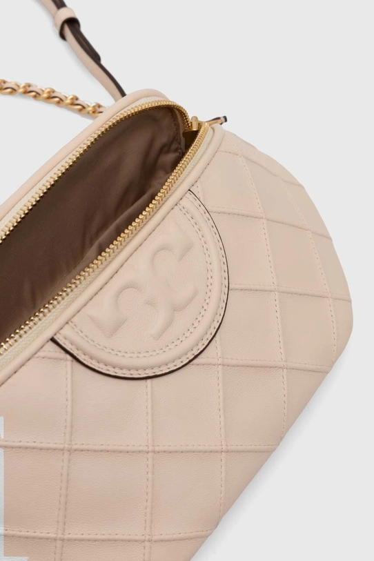 Kožna Torba oko struka Tory Burch Fleming Soft bež 160132.122