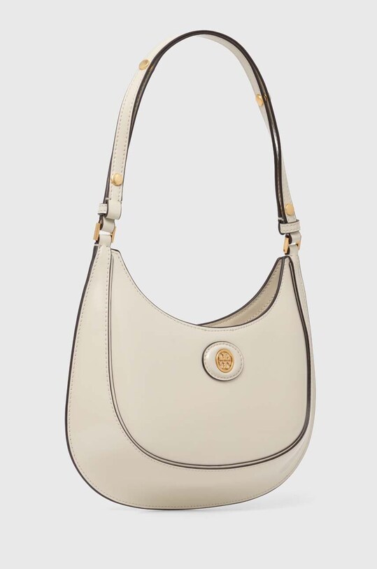 Кожаная сумочка Tory Burch Robinson Spazzolato 154729.704 бежевый AW24