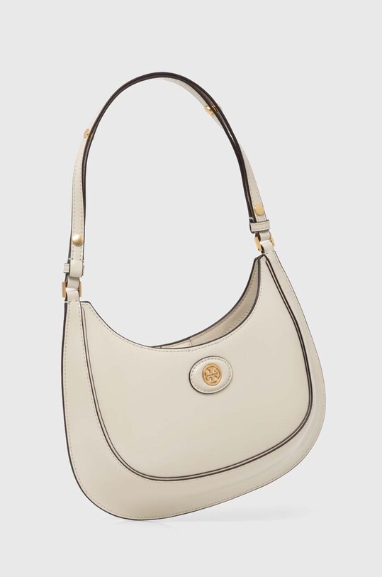 Аксессуары Кожаная сумочка Tory Burch Robinson Spazzolato 154729.704 бежевый